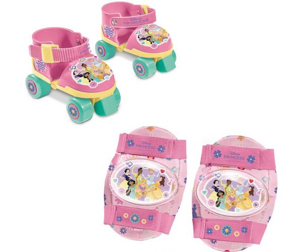 Disney princeze ružičasti roleri sa zaštitnom opremom, veličine 22–29 - Mondo Toys