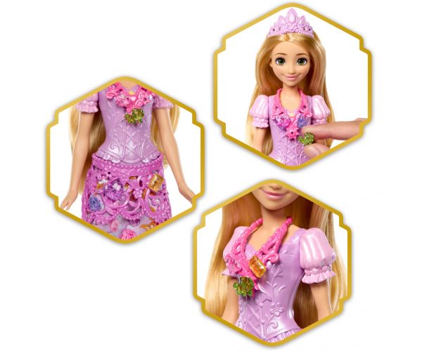 Disneyjeve princeze - Csupaszív lutka iznenađenja - Zlatokosa - Mattel