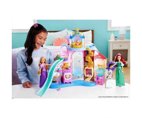 Disneyjeve princeze: Set za igru „Dvorac za kućne ljubimce” - Mattel