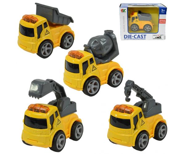 Die-Cast City Style:Radni stroj mali auto u raznim verzijama 1kom