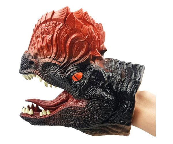 Dilophosaurus dinosaurus ručna lutka