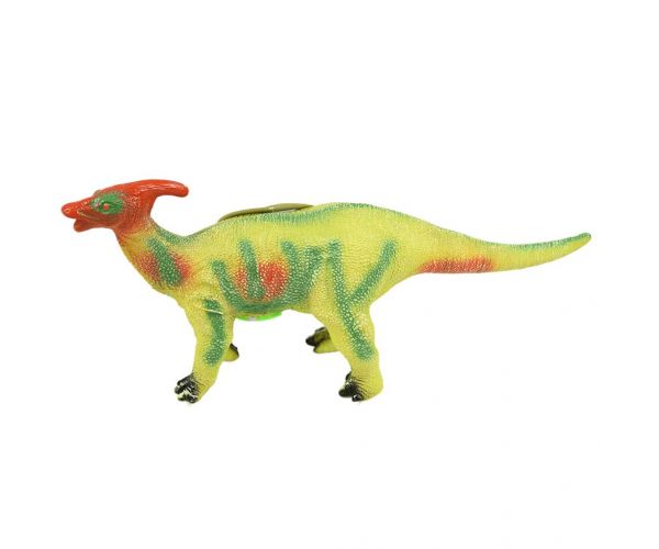 Dino World: Vinilna zvučna figura dinosaura Parasaurolophus s pamučnim punjenjem 35 cm