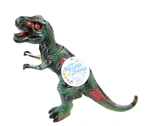 Dino World: Vinilna zvučna figura dinosaura T-REX s pamučnim punjenjem 35 cm
