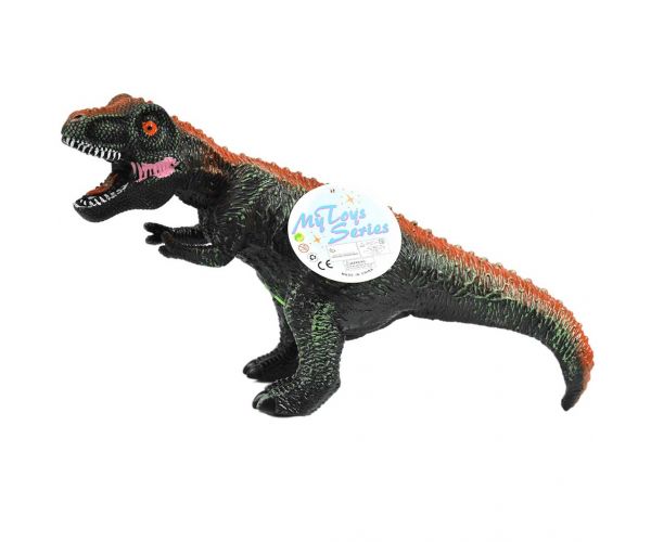 Dino World: Vinilna zvučna figura dinosaura T-REX s pamučnim punjenjem, veličina 35 cm