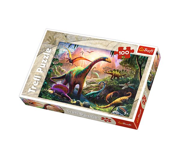 U zemlji dinosaura puzzle, 100 kom - Trefl