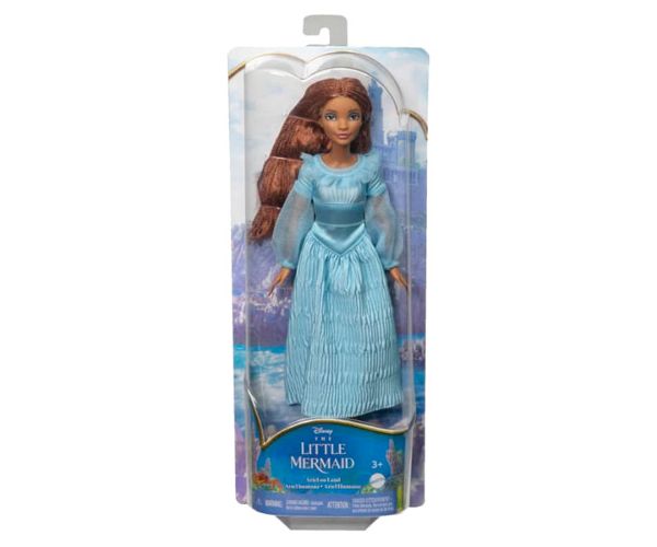 Disney Mala sirena: Lutka Ariel u plavoj haljini 30cm - Mattel