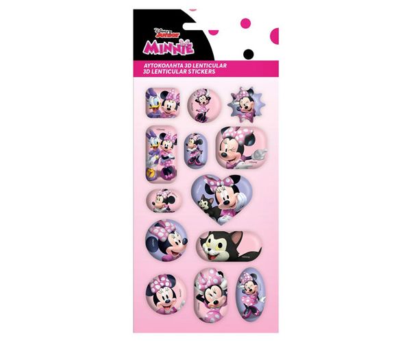 Disney: Minnie Mouse 3D hologram naljepnica set od 13 kom