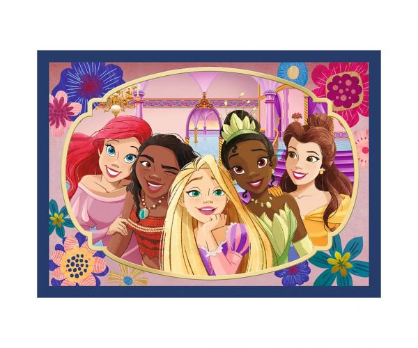 Disney Princeze - 4 u 1 puzzle 4 x 88 komada - Trefl