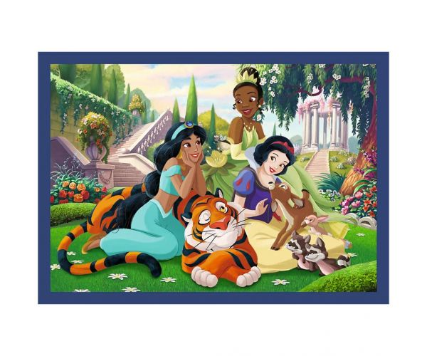 Disney Princeze - 4 u 1 puzzle 4 x 88 komada - Trefl