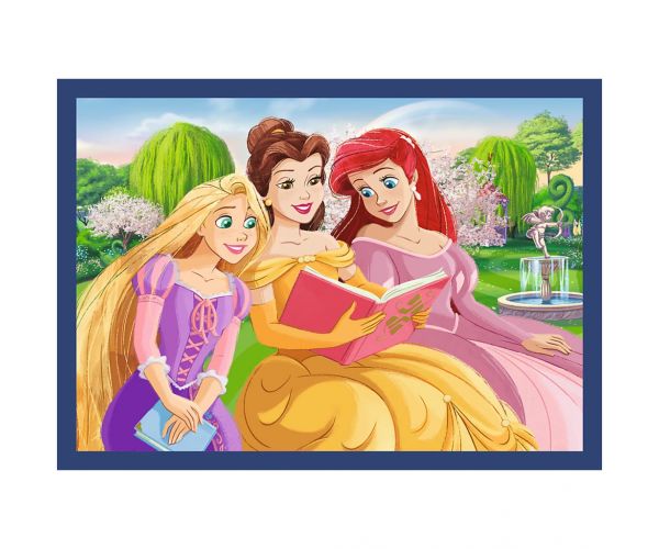 Disney Princeze - 4 u 1 puzzle 4 x 88 komada - Trefl