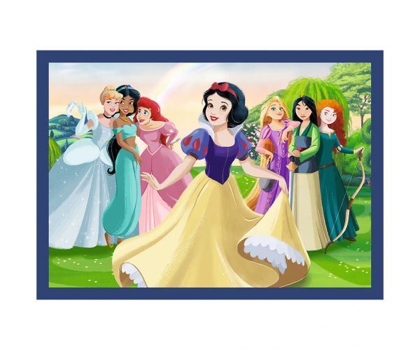 Disney Princeze - 4 u 1 puzzle 4 x 88 komada - Trefl