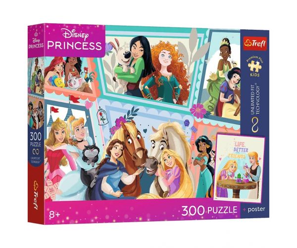 Disney Hercegnők 300db-os prémium puzzle - Trefl