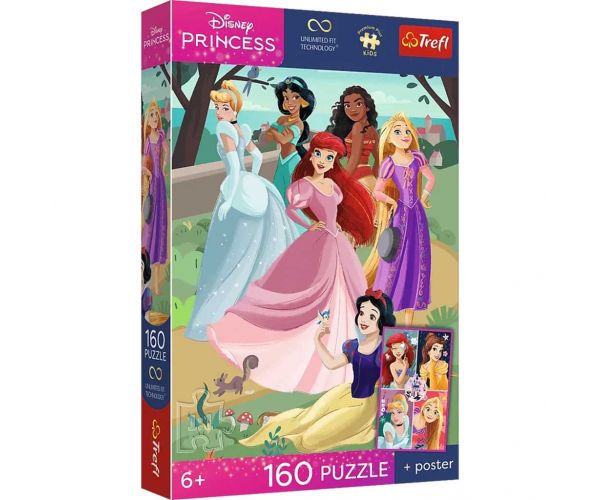 Disney Hercegnők 160db-os UFT puzzle poszterrel - Trefl