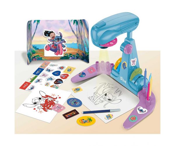 Disney Stitch projektorski set za bojanje - Lisciani