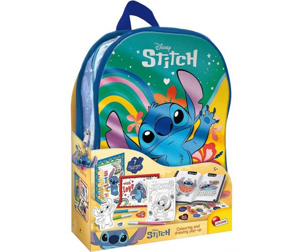Disney Stitch rajziskola hátizsákban - Lisciani
