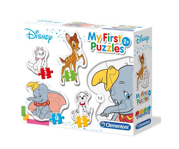 Disney životinje 4u1 puzzle - Clementoni