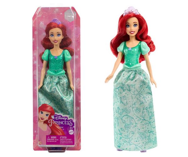 Disneyjeve princeze: Svjetlucava lutka, princeza Ariel - Mattel