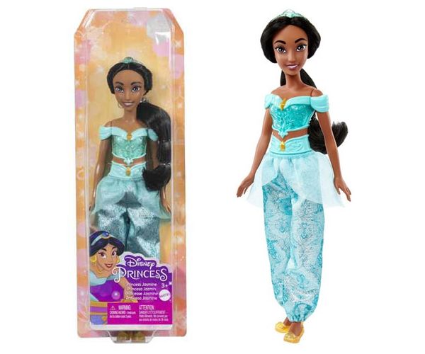 Disneyjeve princeze: Svjetlucava lutka princeze Jasmine - Mattel