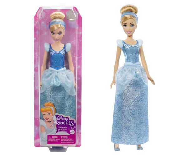 Disneyjeve princeze: Svjetlucava lutka princeze Pepeljuge - Mattel