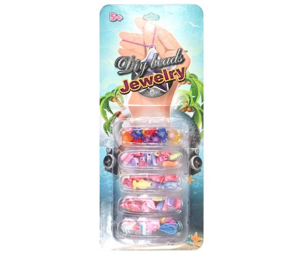 DIY Beads Jewelry: Set perli za izradu nakita s 50+ oblikovanih perli u boji