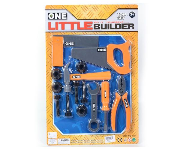 DIY set građevinskih alata sa pilom i čekićem