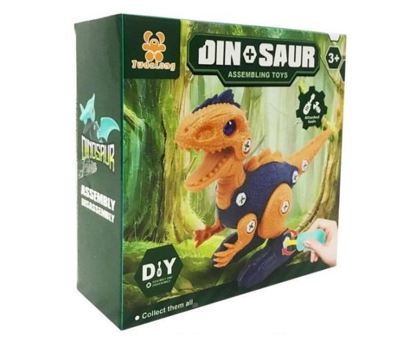 DIY Velociraptor figura dinosaura koja se može zavrnuti