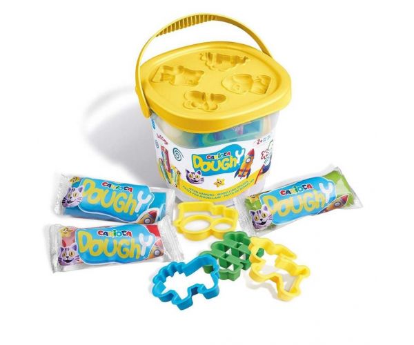 Doughy modellező gyurmakészlet figurákkal - Carioca