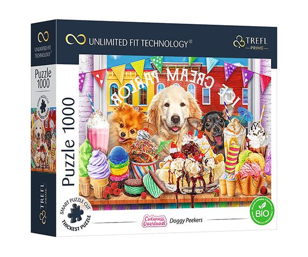 Doggy Peekers 1000 kom UFT puzzle - Trefl