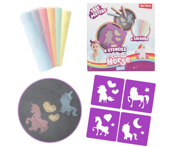Dream Horse: Set asfalta s kredama s jednorog šablonom
