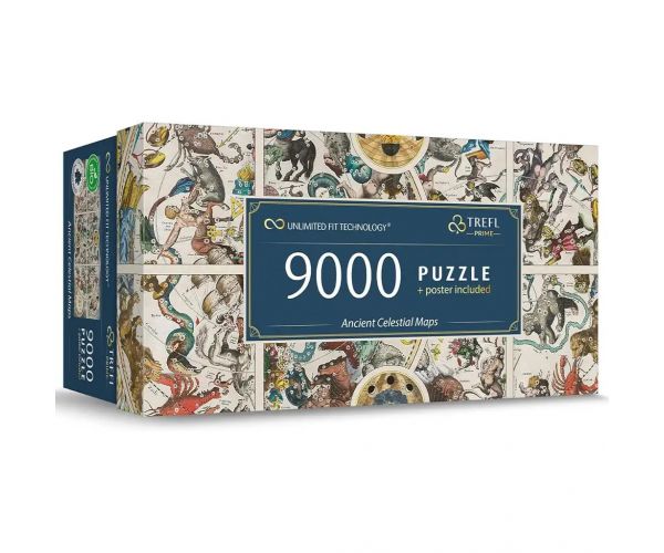 Ősi csillagászati térképek 9000db-os UFT puzzle - Trefl