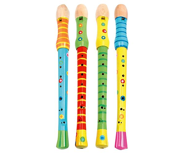 Drvena frula dječji instrument
