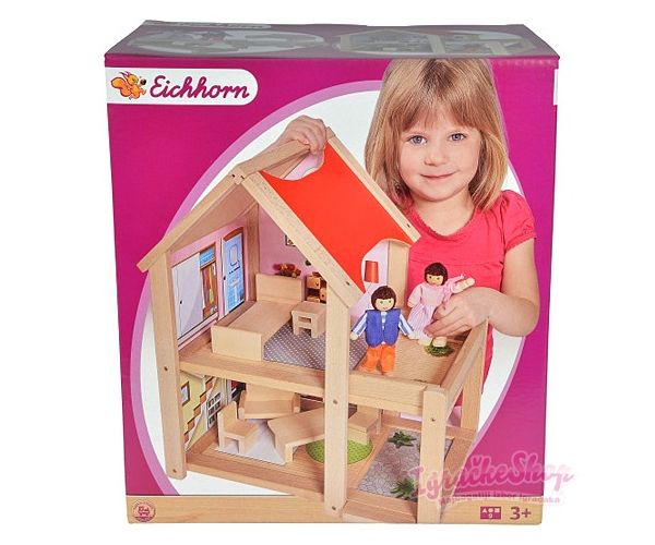 Drvena kućica za lutke - Eichhorn
