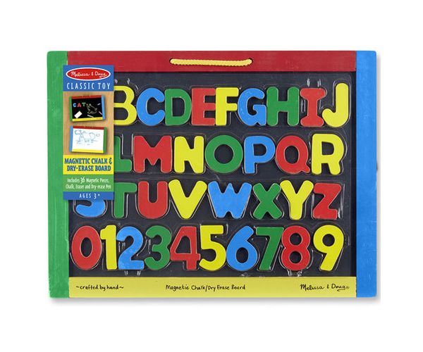 Drvena ploča sa magnetskim slovima i brojevima - Melissa & Doug