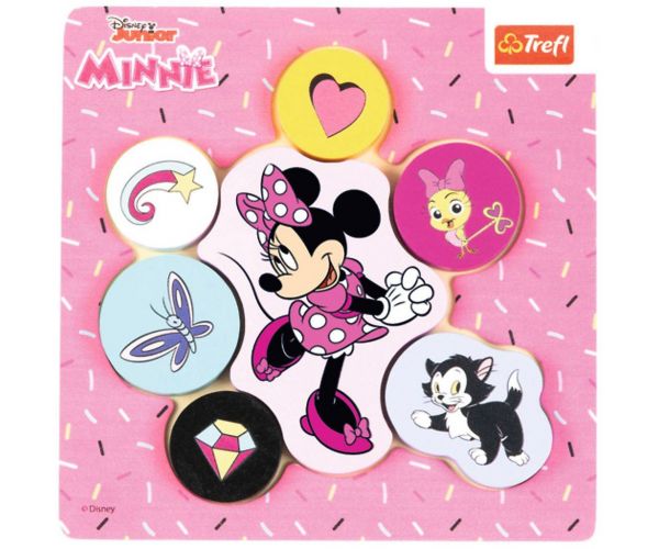 Disney Minnie egér fa formaillesztő puzzle - Trefl