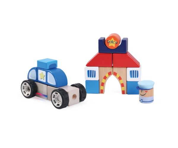Drvene kocke - Policijski set