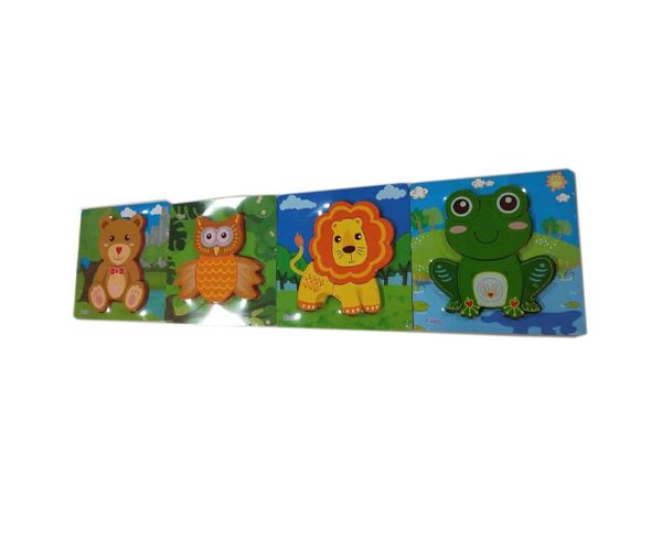 Drvene puzzle sa životinjama u nekoliko verzija