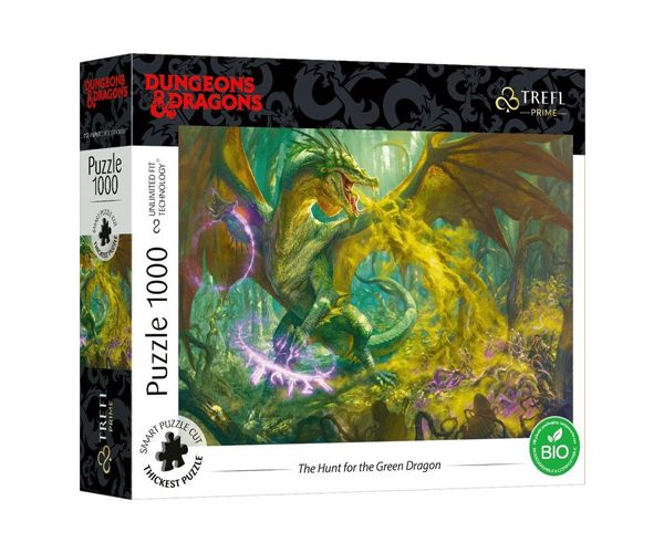 Dungeons&Dragons: Lov na zelenog zmaja puzzle od 1000kom - Trefl