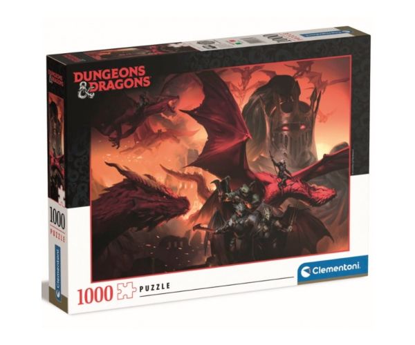 Dungeons & Dragons: Red Dragon HQC 1000 kom slagalica - Clementoni