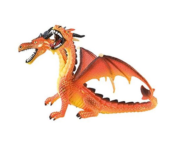 Dvoglavi narančasti zmaj figura - Bullyland