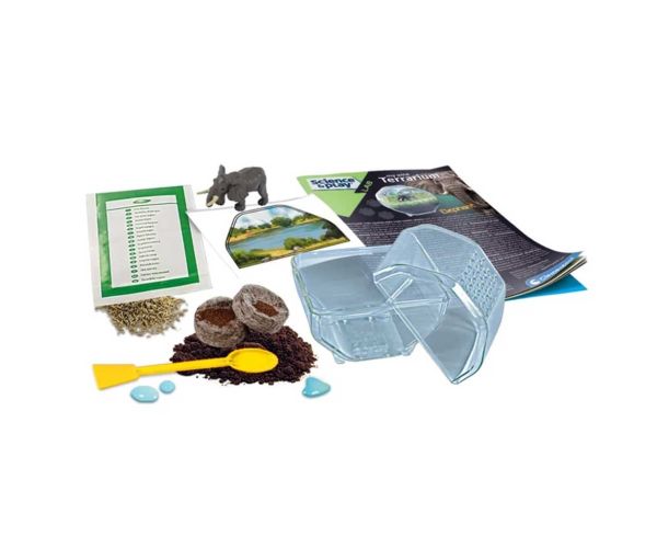 Science & Play: Mini slonić terarij set igračaka - Clementoni