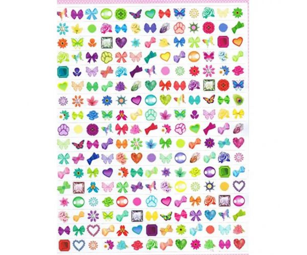 1000 naljepnica konja 1. - Album s naljepnicama Cvjetna livada