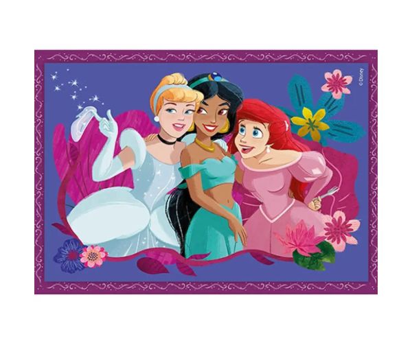 Disney princeze 4 u 1 puzzle - Clementoni