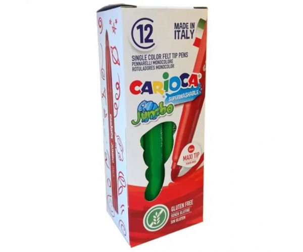 Jumbo zeleni flomaster, 1 kom. - Carioca