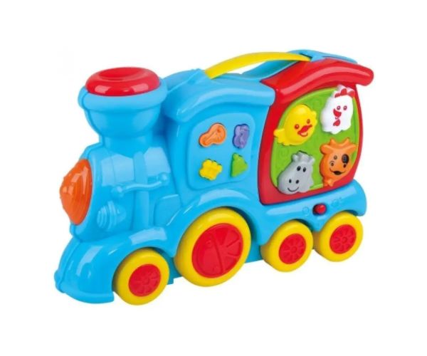Playgo: Veseli životinjski baby vlak s zvukom i glazbom