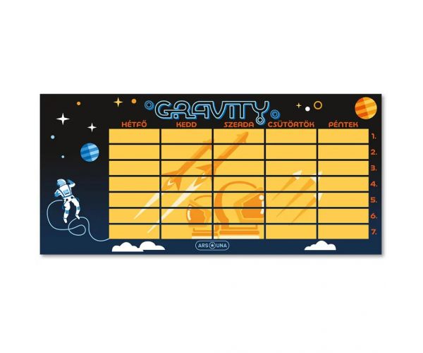 Ars Una: Gravity astronaut dvostrani raspored sati