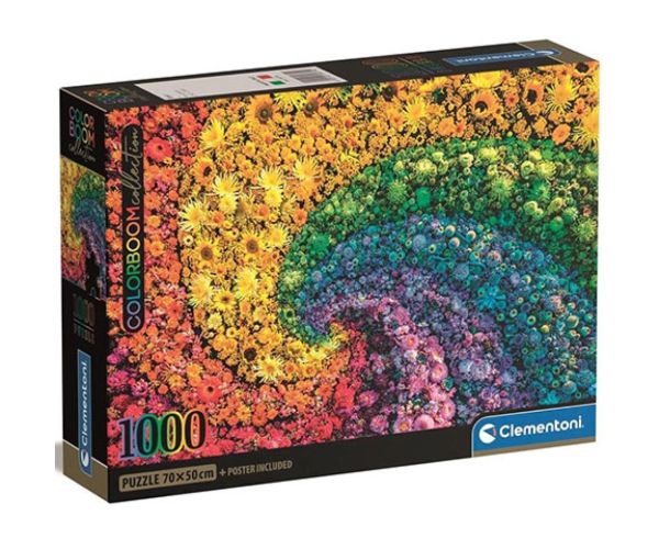 Colorboom Collection: Puzzle Cvjetni vrtlog od 1000kom - Clementoni