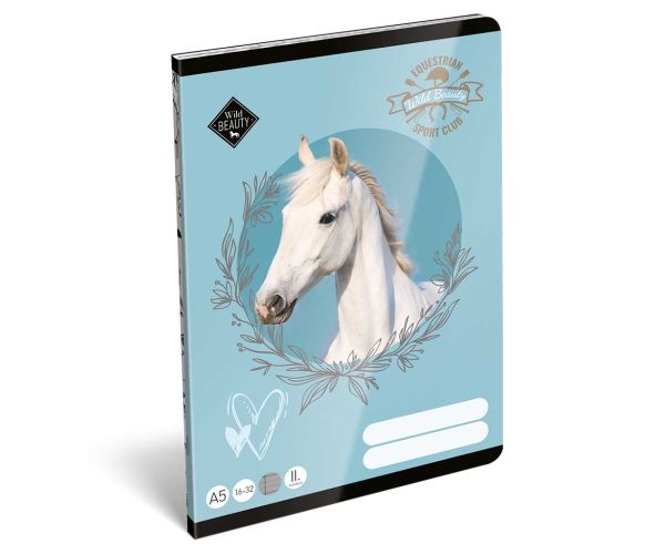 ICO: Lizzysuli Wild Beauty Sportski klub linirana bilježnica za 2. razred
