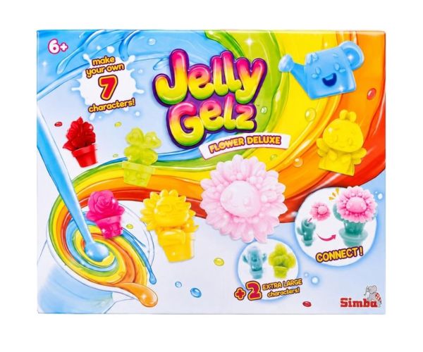 Jelly Gelz Flower Deluxe cvjetni gel figura set za kreativno izrađivanje - Simba Toys