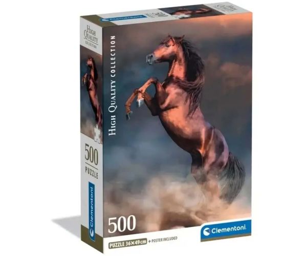Divlji crveni konj HQC 500 dijelni puzzle - Clementoni