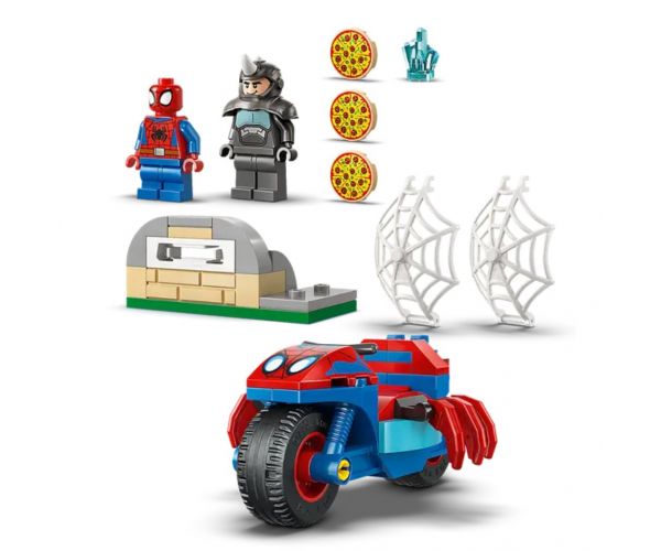 LEGO® Marvel: Motociklistički Spider-Man protiv Rhina (11206)